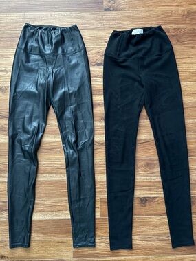 Bundle: Wilfred Free Daria Leggings - Vegan Leather & Faux Suede - Size XS